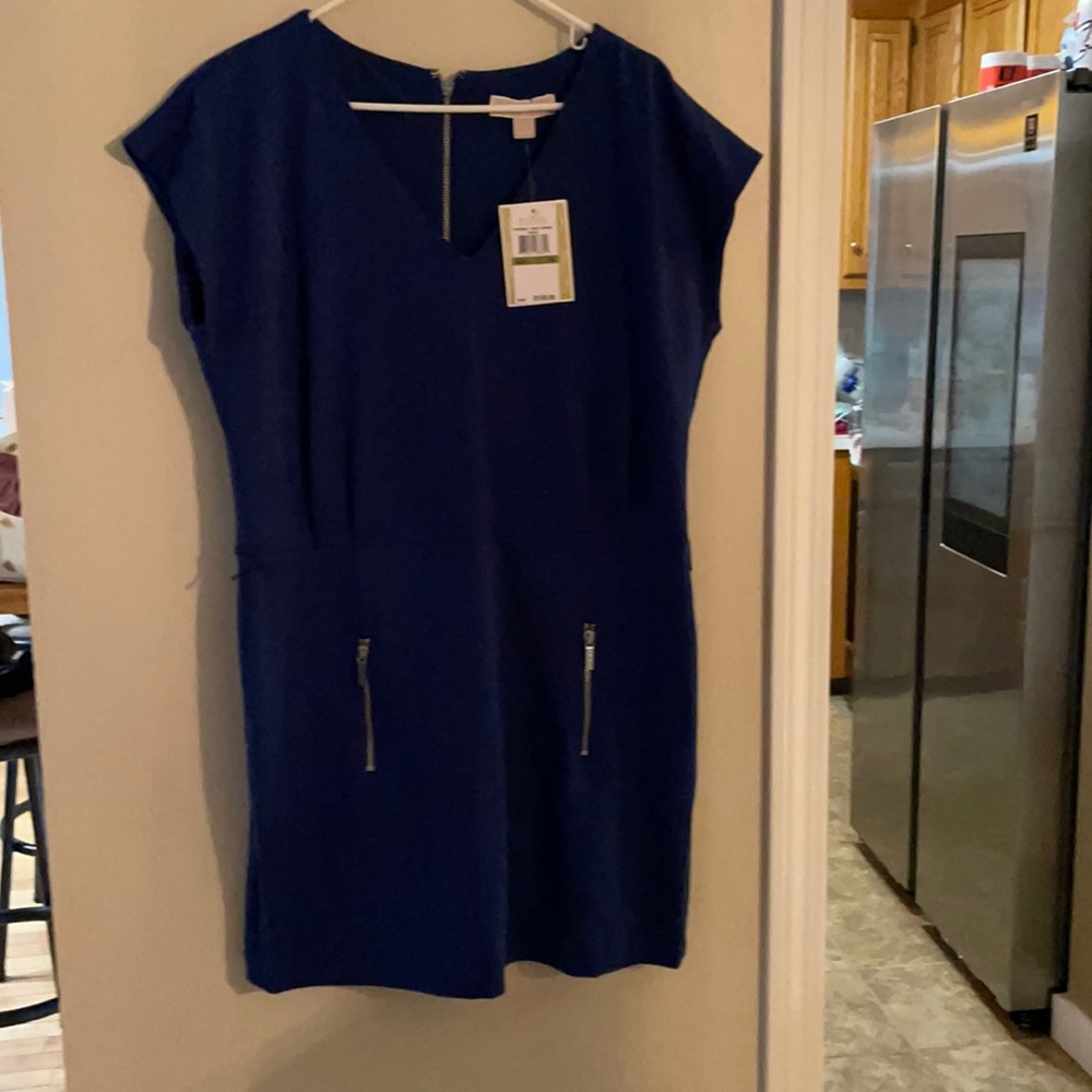 Michael Kors short blue dress